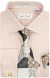 Karl Knox Men's French Cuff Shirt Set - Triple Pattern Checker