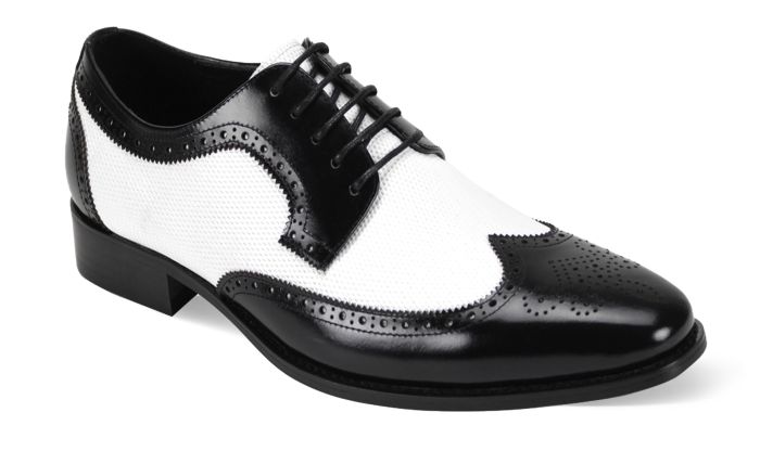 Giorgio Venturi Men's Outlet Spectator Dress Shoe - Classic Leather