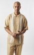 Silversilk Men's 2 Piece Short Sleeve Walking Suit - Knitted Pattern