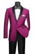 Vinci Men's 2 Piece Slim Fit Suit - Fancy Polka Dot
