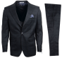 Stacy Adams Men's 3 Piece Executive Slim Suit - Glen Check