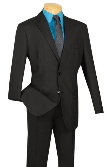 Carlo Lusso Men's 2 Piece Executive Suit - Solid Colors