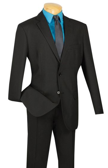 CCO Men's 2 Piece Poplin Outlet Suit - 2 Button Jacket