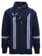 Silversilk Men's Sweater - Double Buckle Collar