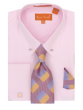 Karl Knox Men's French Cuff Shirt Set - Gradient Cubes