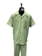 Green Leisure Suit Clothing Suit for Men