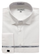 Daniel Ellissa Men's French Cuff Dress Shirt - Solid Color