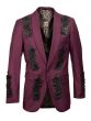 Empire Men's Luxurious Sport Coat - Bold Textured Pattern