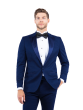 Tazio Men's Classic Fashion Dinner Jacket - Peak Lapel