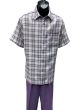 Dreams by Zacchi Men's 2 Piece Walking Suit - Textured Plaid