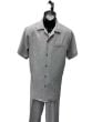 Dreams by Zacchi Men's 2 Piece Walking Suit - Detailed Pic Stitching