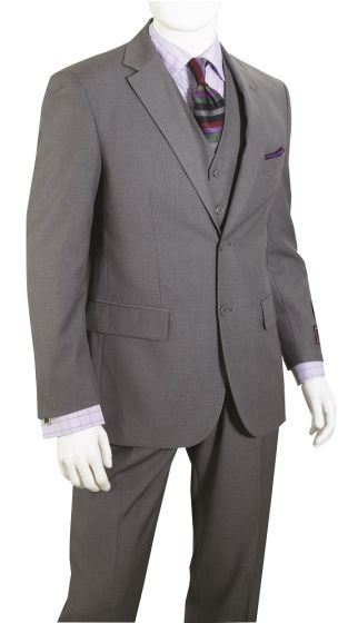 Apollo King Men's 3 Piece Executive Suit - Pleated Pants