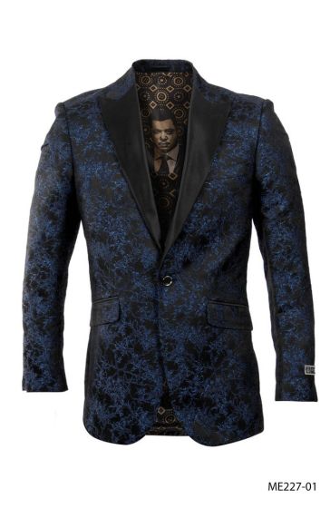 CCO Men's Outlet Luxurious Sport Coat - Spider Web Pattern