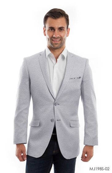 Tazio Men's Slim Fit Fashion Sport Coat - Subtle Textures