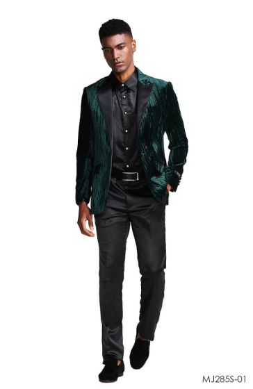 Tazio Men's Classic Fashion Sport Coat - Velvet