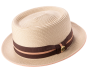 Beige Pork Pie Hat Men's Straw Hats
