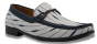 Montique Men's Fashion Dress Shoe - Diamond Stripes