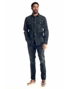 Stacy Adams Men's 2 Piece Long Sleeve Denim Walking Suit - Urban Style