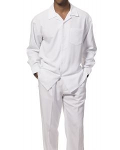 Montique Men's 2 Piece Long Sleeve Walking Suit - Bold Color
