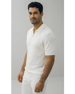 White Polo Shirt Mens Polo Shirts Knit Polo Collared Shirt Quarter Zip