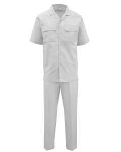 Stacy Adams Men's 2 Piece Walking Suit - Short Sleeve Linen