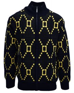 Silversilk Men's Sweater - Cubed Style