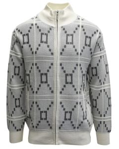 Silversilk Men's Sweater - Cubed Style