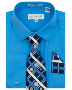 Details about   Karl Knox Boys Dress Shirt Navy with Navy Powder Blue White Tie Hanky Sizes 6-10 