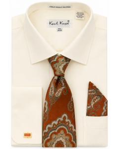 Ivory Mens Dress Shirts Button Up Shirt for Men