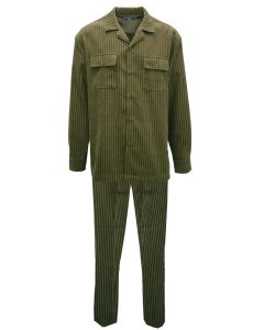 Stacy Adams Men's 2 Piece Corduroy Walking Suit - Vertical Stripes