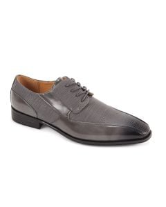 Grey Mens Dress Shoes Bike Toe Shoe