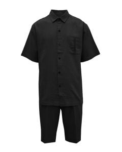 CCO Men's 2 Piece Short Set Walking Suit - Linen Blend