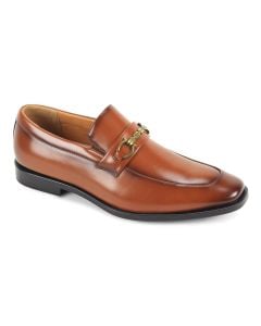 Cognac Shoe Slip On Dress Shoes Mens Loafers 