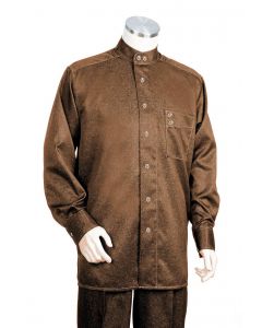 Canto Men's Outlet 2 Piece Long Sleeve Walking Suit - Mandarin Collar