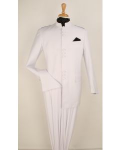 Apollo King Men's 2 Piece Nehru Style Outlet Suit - Mandarin Collar