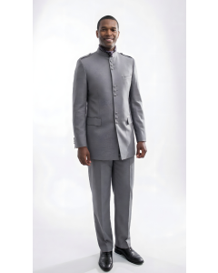 Apollo King Men's 2 Piece Nehru Style Suit - Mandarin Collar