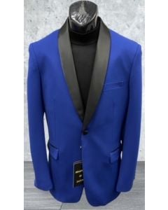 Zacchi Men's Fashion Dinner Jacket - Bold Satin Lapel