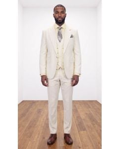 Statement Men's Outlet 3 Piece 100% Wool Fashion Suit - Bold Colors