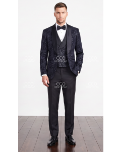Black Tux Tuxedo with Vest Mens Tuxedos