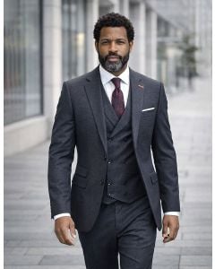 Statement Men's Outlet 3 Piece 100% Wool Suit - Various Patterns