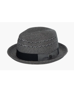 Black Hat Fedora Straw Hat for Men