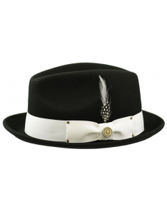 Bruno Capelo Men's Wool Hat - Stingy Fedora Style