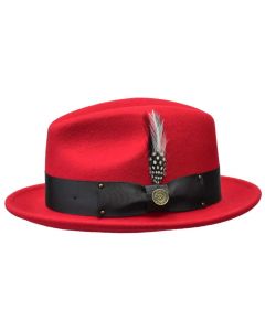 Bruno Capelo Men's Wool Hat - Stingy Fedora Style