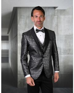 Statement Men's Modern Fit Tuxedo - Vibrant Two Tone