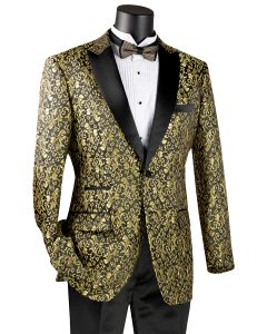 Vinci Men's 2 Button Sport Coat - Luxurious Jacquard