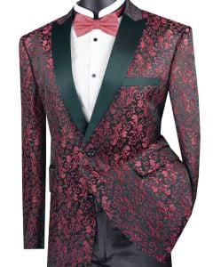 CCO Men's Outlet 2 Button Sport Coat - Luxurious Jacquard