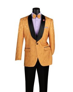 Vinci Men's 1 Button Sport Coat - Floral Pattern 