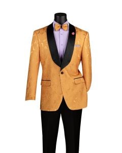 CCO Men's Outlet 1 Button Sport Coat - Floral Pattern 