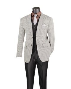 Vinci Men's Sport Coat - Houndstooth Pattern