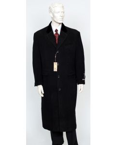 CCO Brady Men's Outlet Cashmere Blend Full Length Top Coat